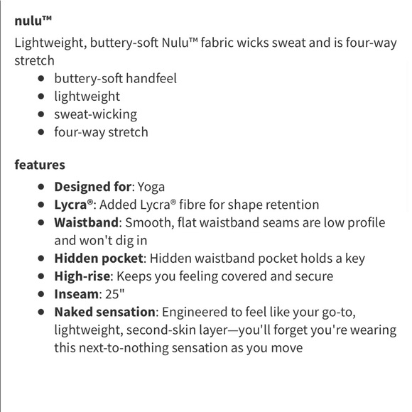 EUC Lululemon Align II 25” Blue HR Size 4 Leggings - Picture 7 of 11